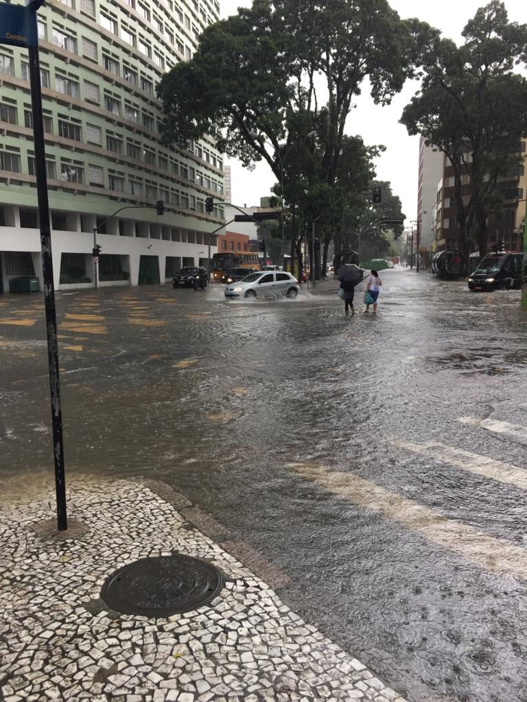 Chuva Forte Deixa Ruas, Casas E Comércios Alagados Em Curitiba | Band ...